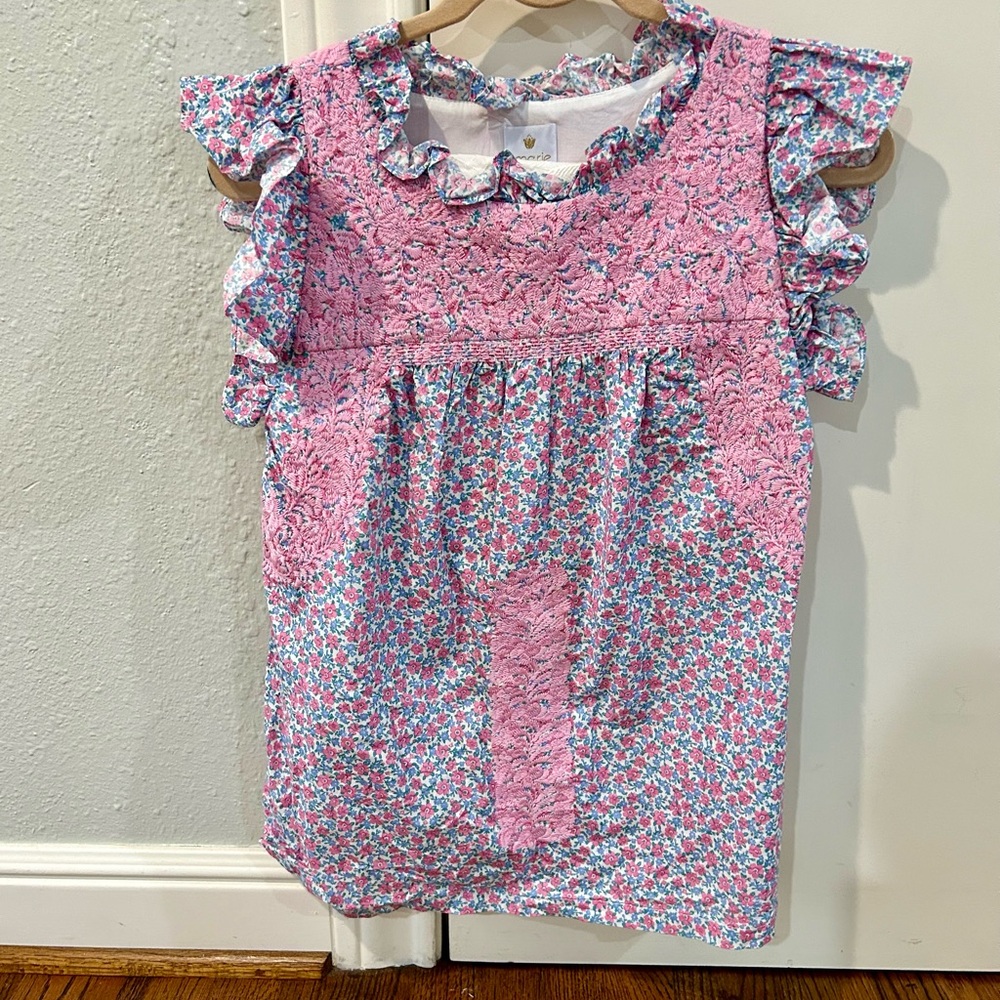 J. Marie Floral Embroidered top- worn once